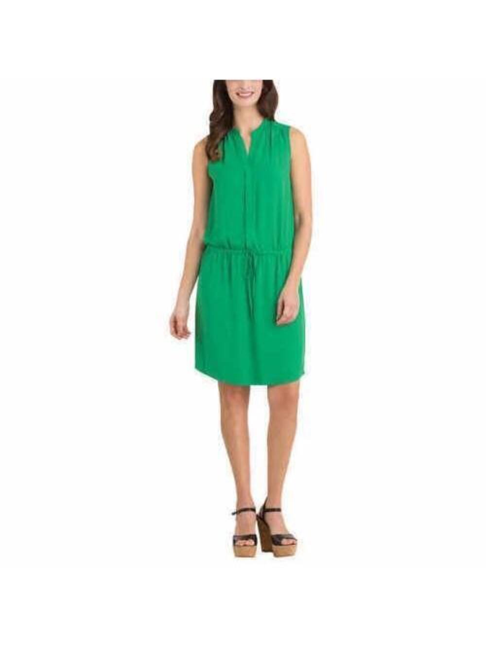 Hillary Radley Women's Green Sleeveless MiniDress/Tunic Size 6